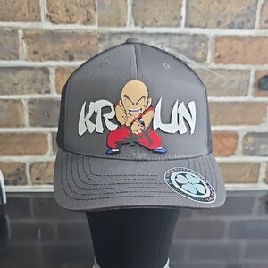 Gray KRLW Cap with Cartoon Character